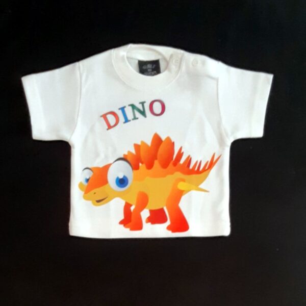 Otroška majica kratki rokav 68 dinozaver